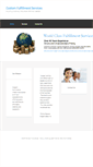 Mobile Screenshot of custom-fulfillment.com