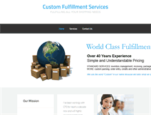 Tablet Screenshot of custom-fulfillment.com